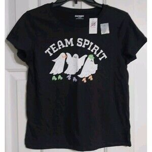 NWT Girls Old Navy Kids Graphic Tee Size XL 14-16 Team Spirit Halloween
